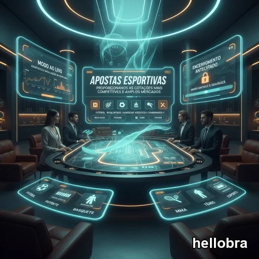 Ilustração de Explore o aplicativo cassino hellobra com acesso mobile