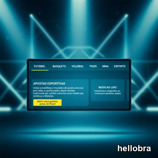 Ilustração de Acesse rapidamente o cassino online hellobra com servicos VIP