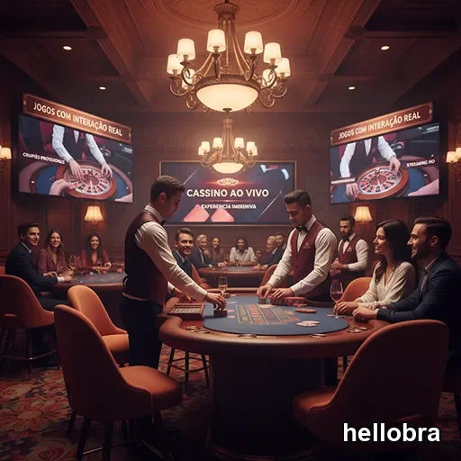 Ilustração de Jogos ao Vivo Interativos